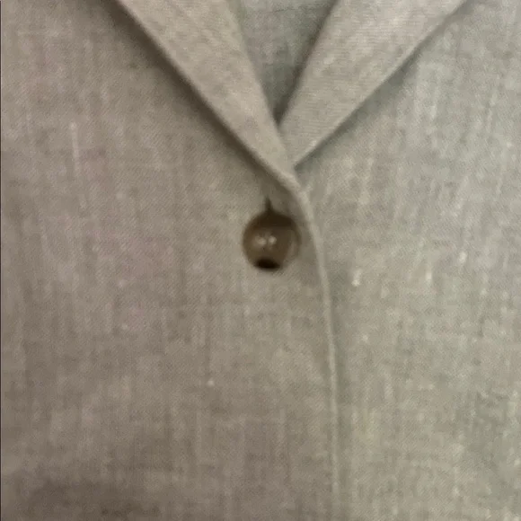 Linen Button-Up Jacket jones New York - Picture 2 of 4